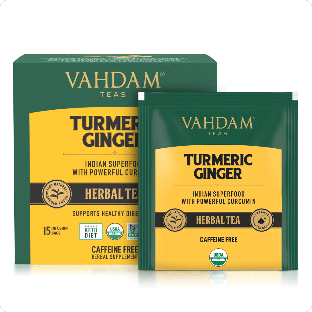 Turmeric Ginger Herbal Tea Tisane
