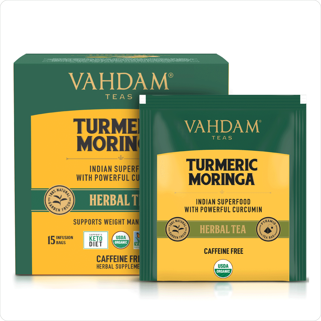 Turmeric Moringa Herbal Tea Tisane