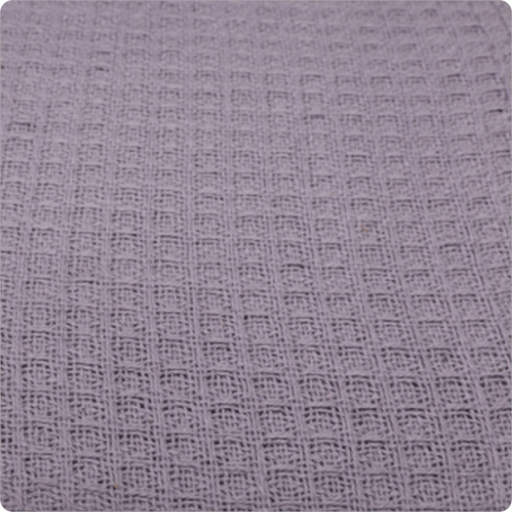 Organic Waffle Blanket (245cm x 210cm) - Grey | SHOP NOW